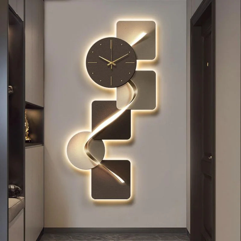 Modern Geometrical Wall Clock