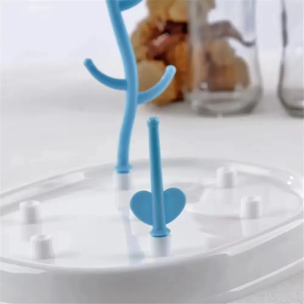 Tree-shaped Baby Bottle Drying Rack in Tiny Dream Collection