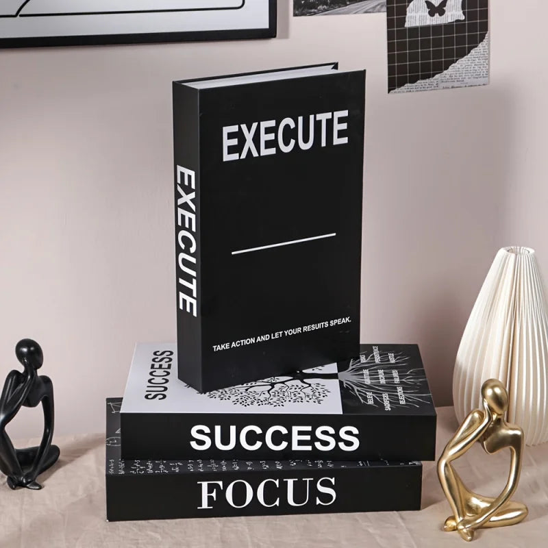 Set of 3 Inspirational Desk Decor Books