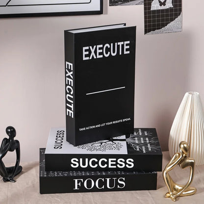 Set of 3 Inspirational Desk Decor Books