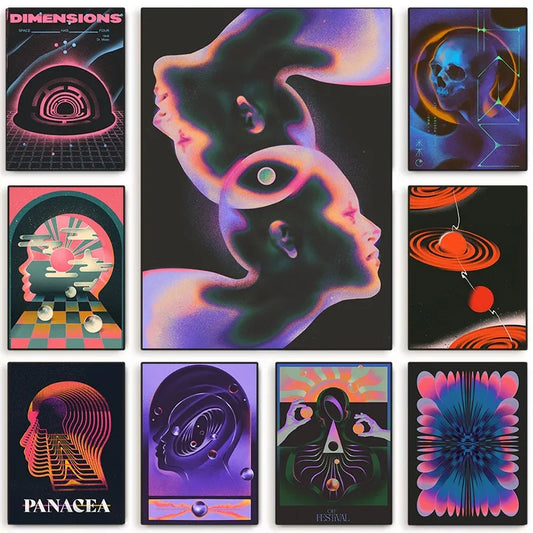 Abstract Futurism Wall Art