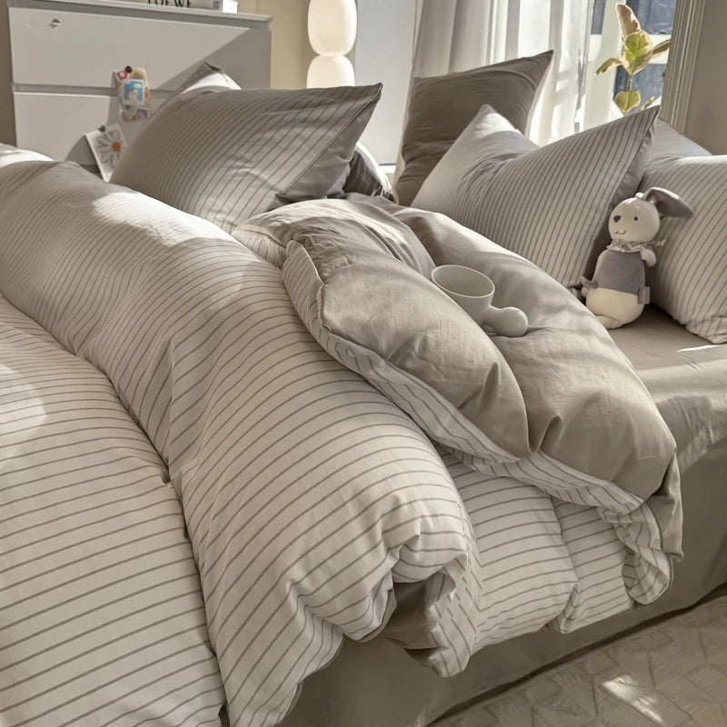 Soft Washed Cotton Bedding Set