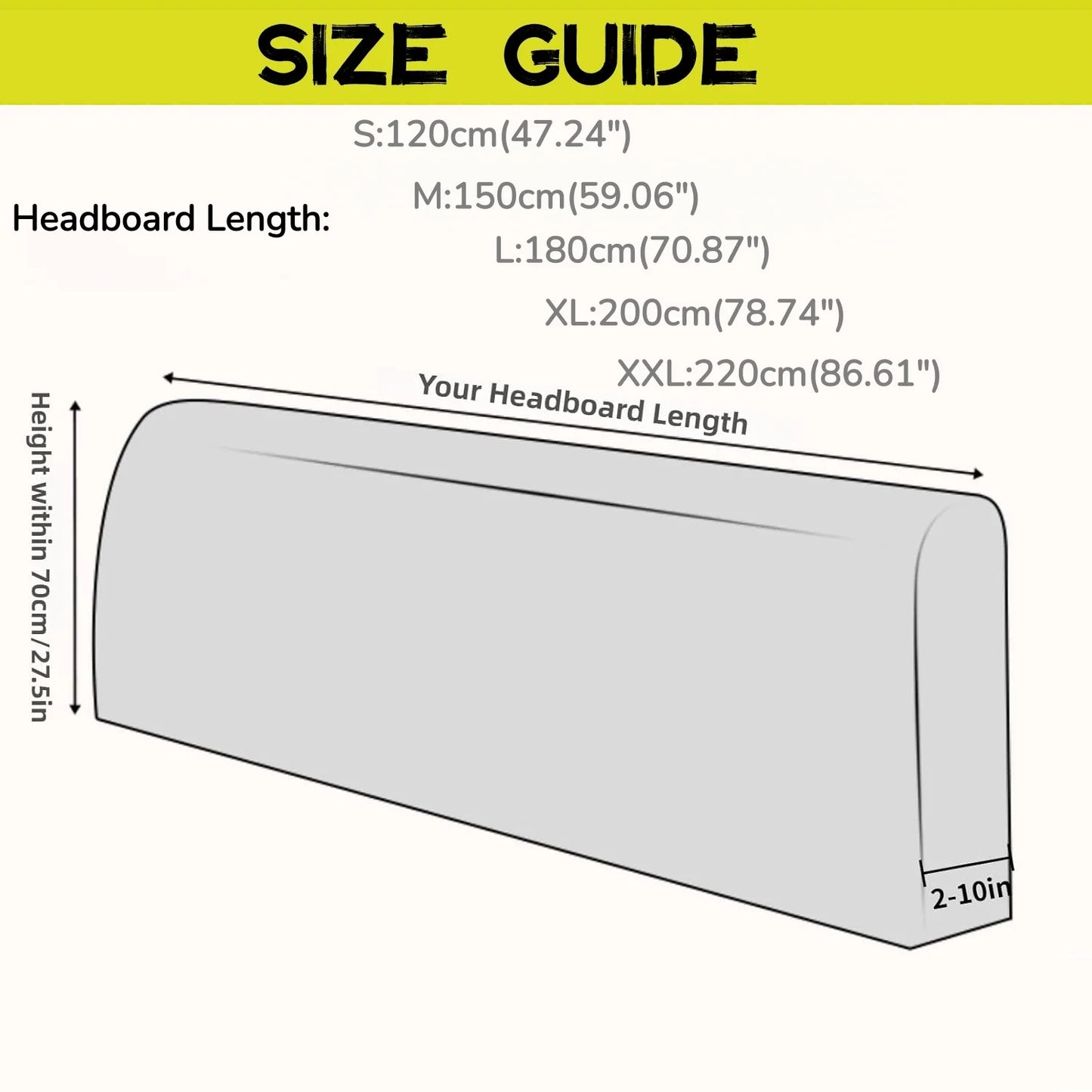 Velvet Bed Headboard Cover