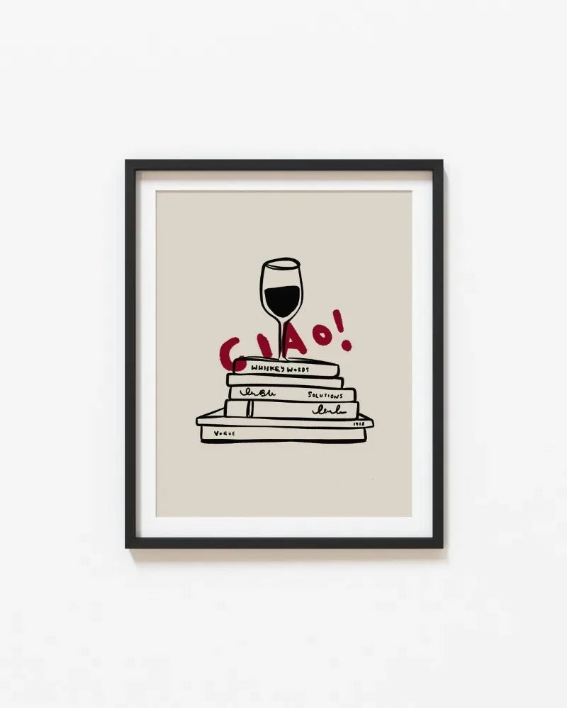 Wine Glass Alcohol Poster