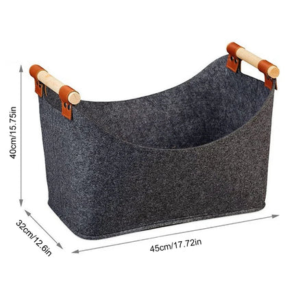Large Felt Basket