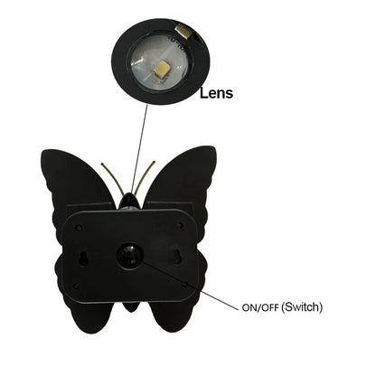 Outdoor Butterfly Led Wall Light