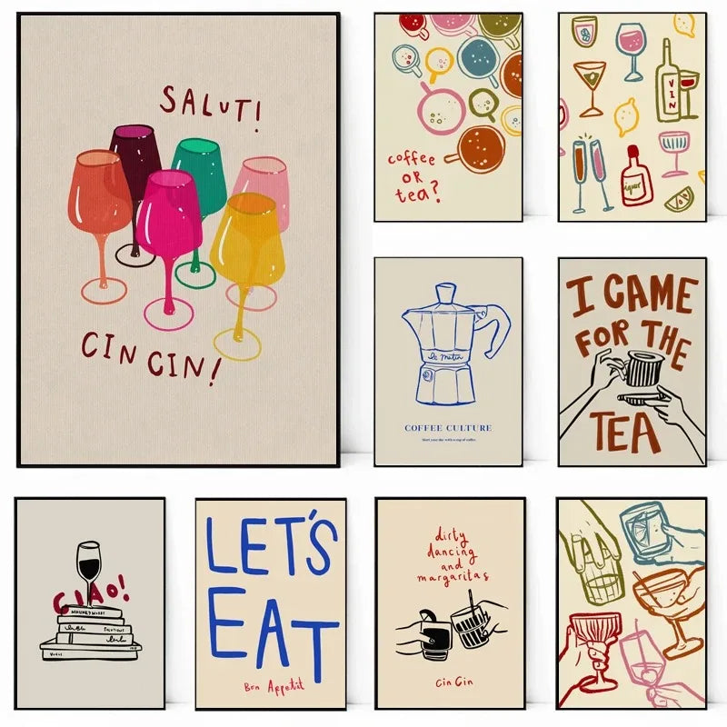 Wine Glass Alcohol Poster