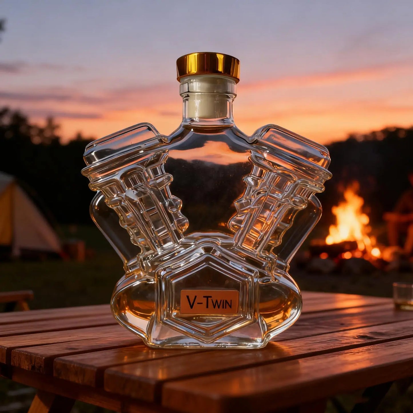 Empty Whiskey Bottles