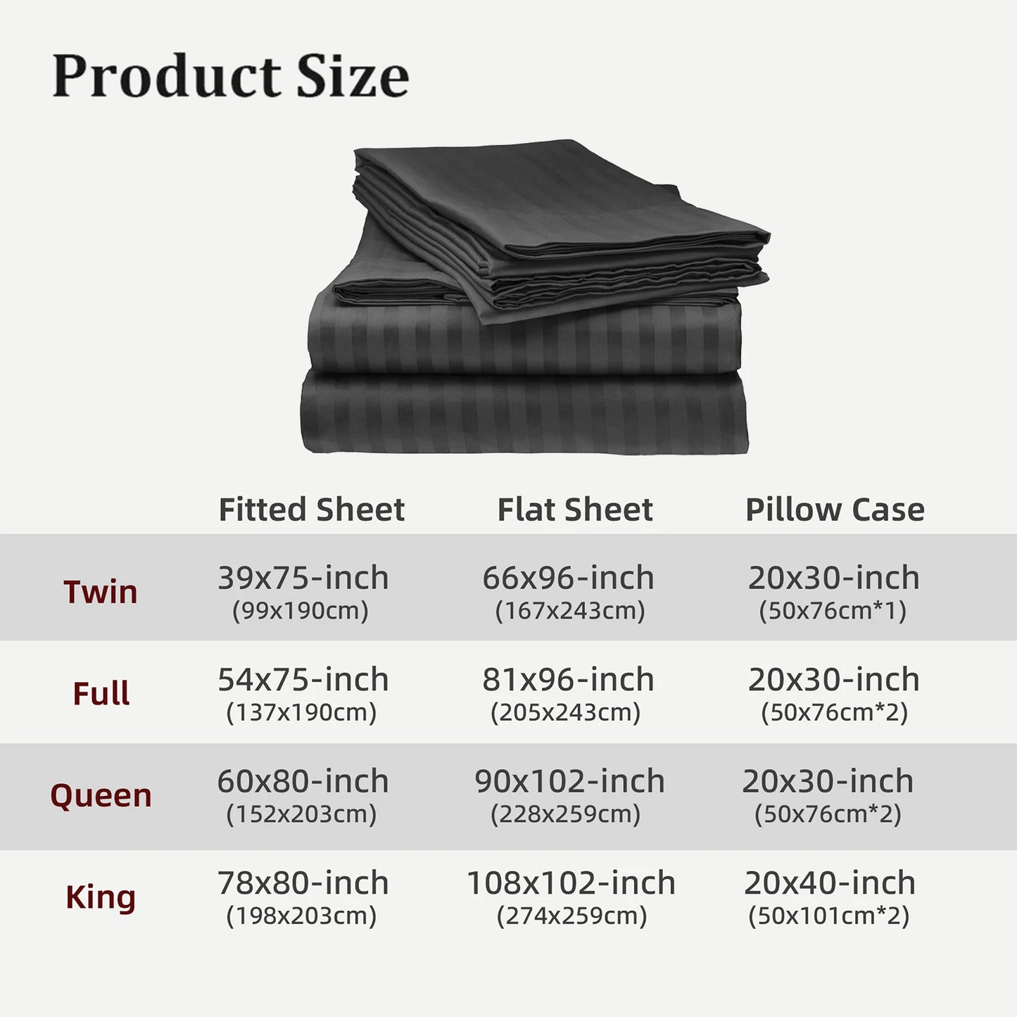 Luxury Bed Sheets 4 Piece Set