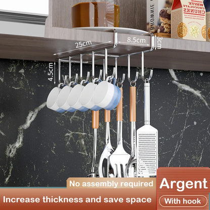 Kitchen Under Cabinet Basket Storage Shelf
