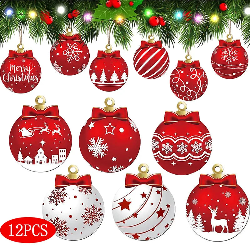 2025 Wooden Christmas Ornaments