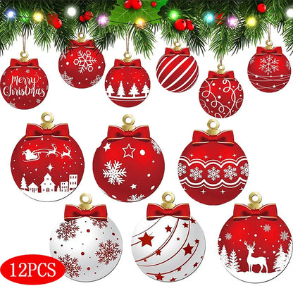 2025 Wooden Christmas Ornaments