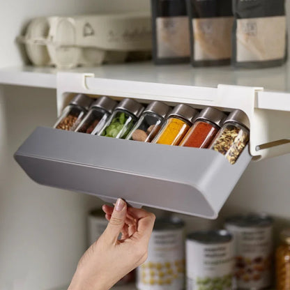 Kitchen Spice Bottle Storage Rack