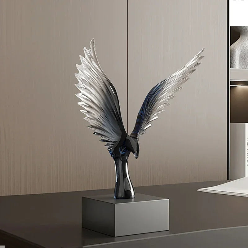 Creative Decor Eagle Sculptures in Three Colors.