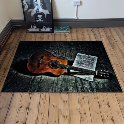 Whimsical Guitar Rugs