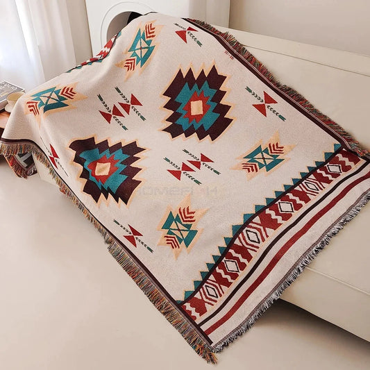 Aztec Blanket Throw Blanket