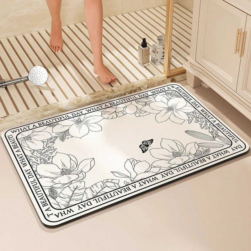 Designed Bathroom  Bath Mat