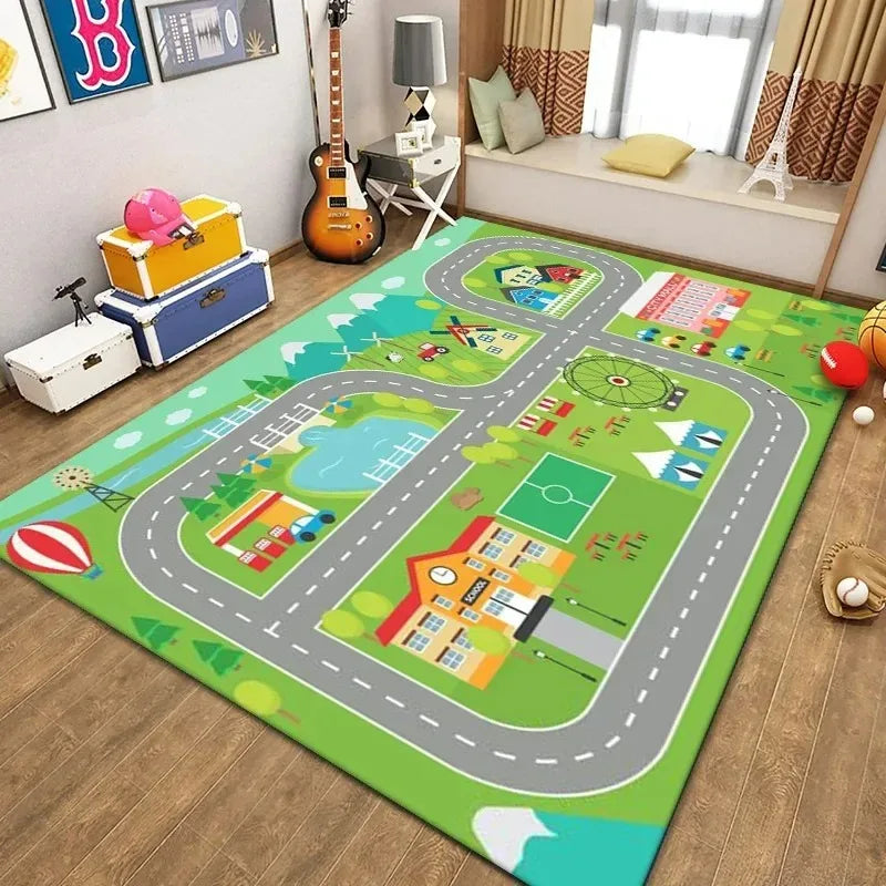 Cartoon Game Area Rug