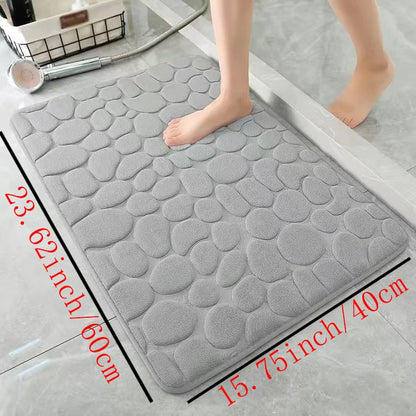 Pebble Design foot mat for Bathrooms