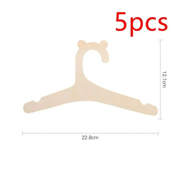 5/10/20/50pcs Baby Clothes Wooden Hangers for Tiny Dream Collection