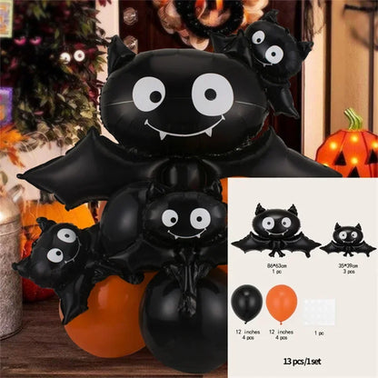 6 Different Happy Halloween Balloon Sets