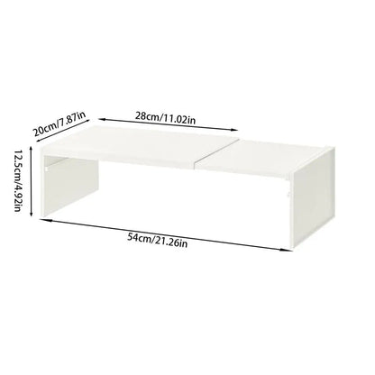 Kitchen cabinet multi-level shelf storage rack