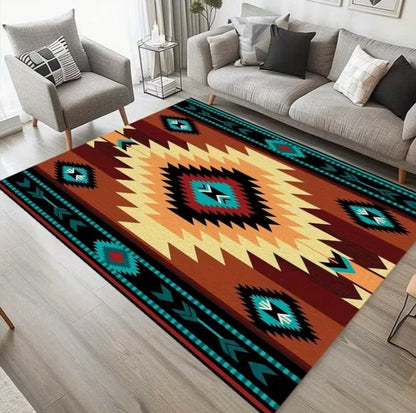 Indian Geometric Rug