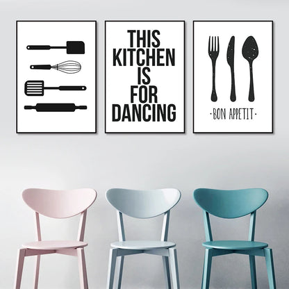 Kitchen Tableware  Canvas Paintings