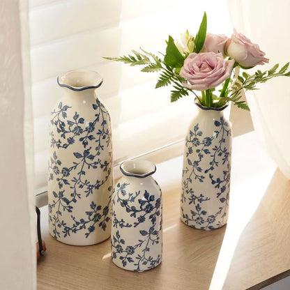 Blue and White Porcelain Vases