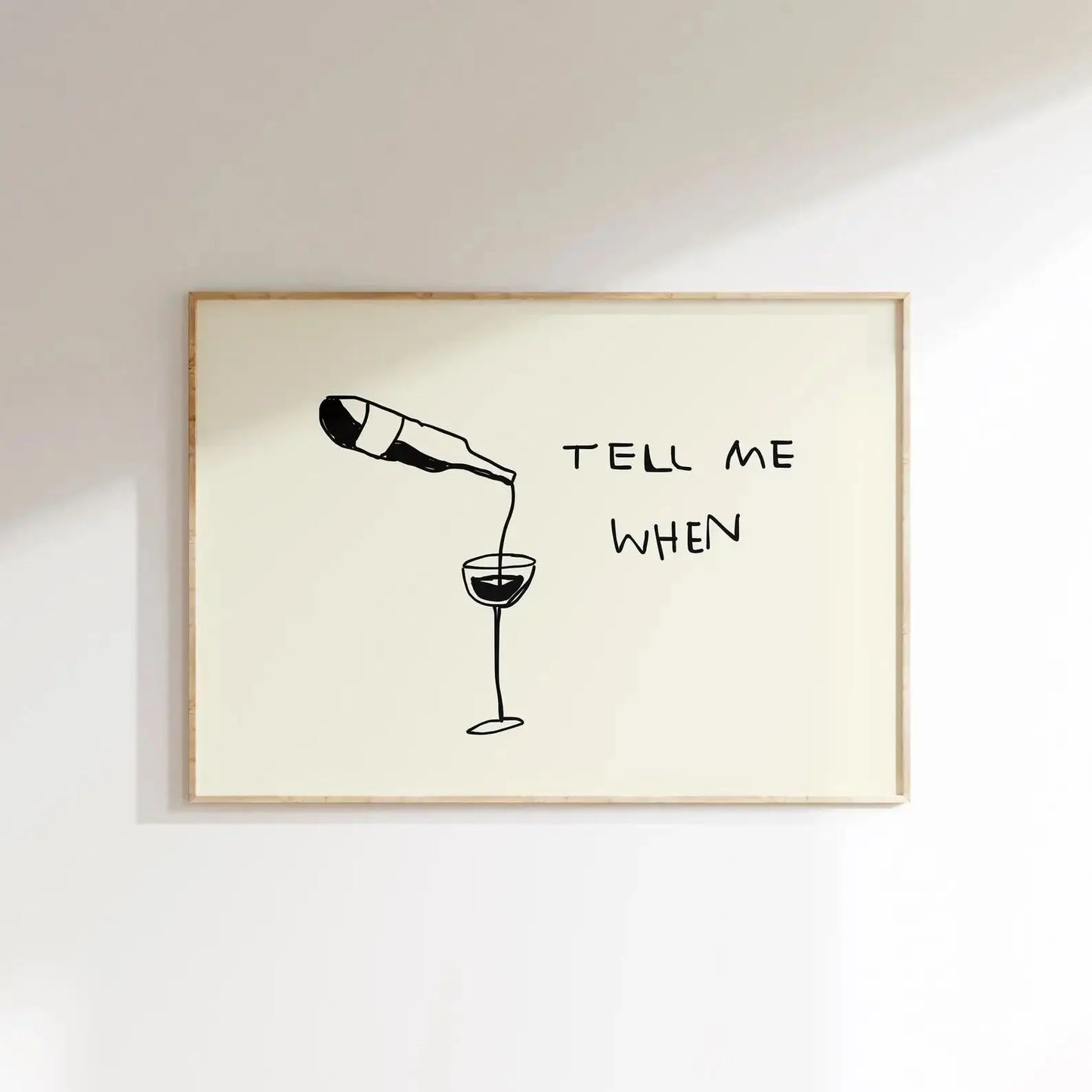 Funny Wine Quote Print