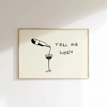 Funny Wine Quote Print