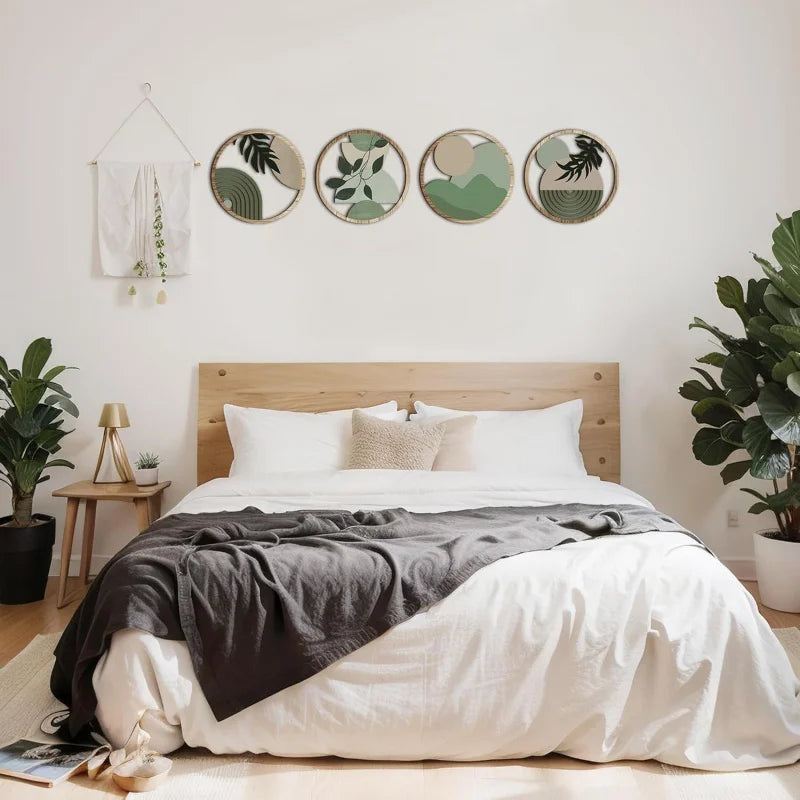 4 Bohemian Wall Decor & Art Set