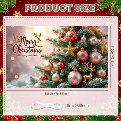 Christmas Decor Door Cover