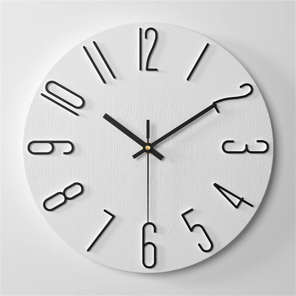 Wall Clock Battery Powered