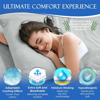 Luxury 100% Bamboo Bed Sheet Set