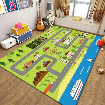 Cartoon Game Area Rug