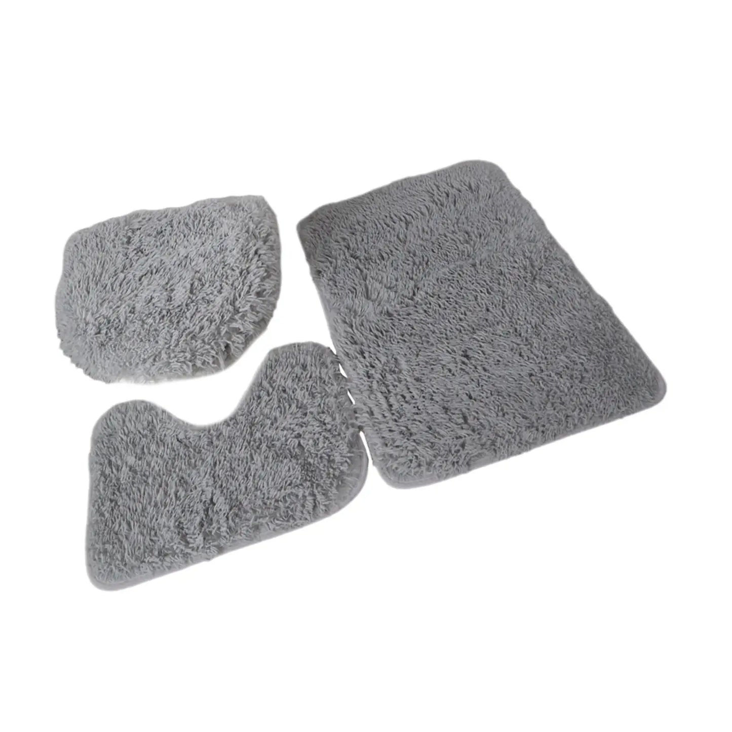 3 Pieces Bathroom Rug Set