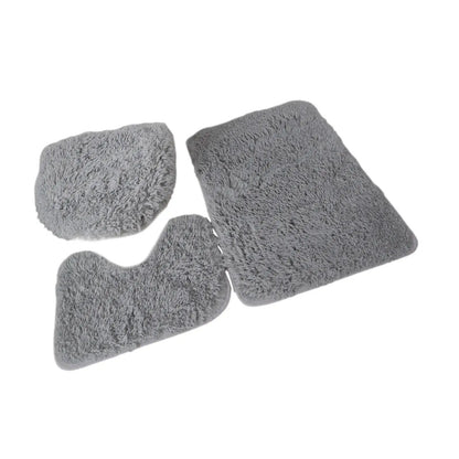3 Pieces Bathroom Rug Set