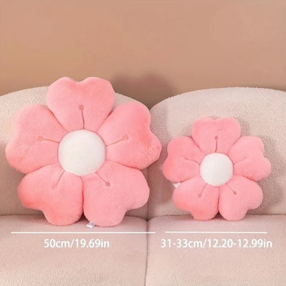 Plush Pillow Comfortable Daisy Flower Shaped