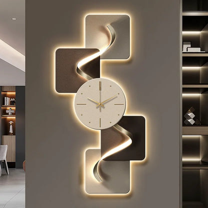Modern Geometrical Wall Clock