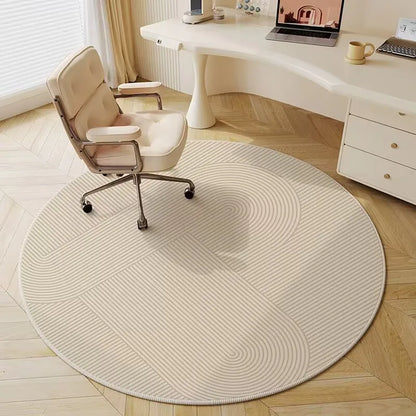 Ins Play Area Round Rugs Non-Slip Circle Classroom Rug Game Floor Mat for Bedroom Living Room Office Entryway Home Decor