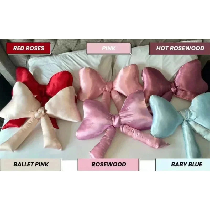 New Large Pink Satin Pillow