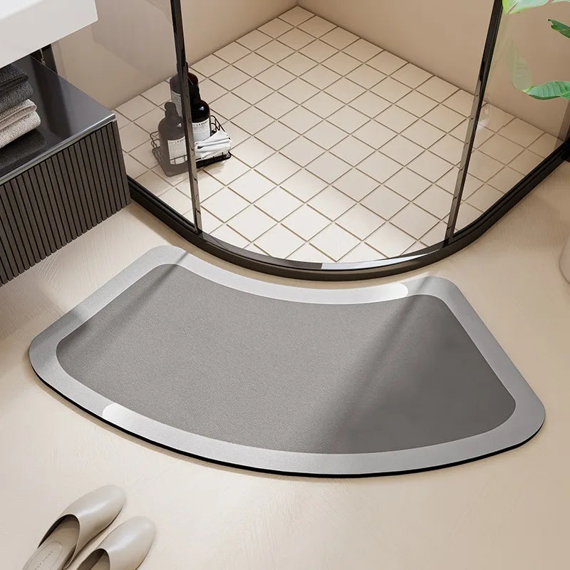Arched Bathroom Floor Mat