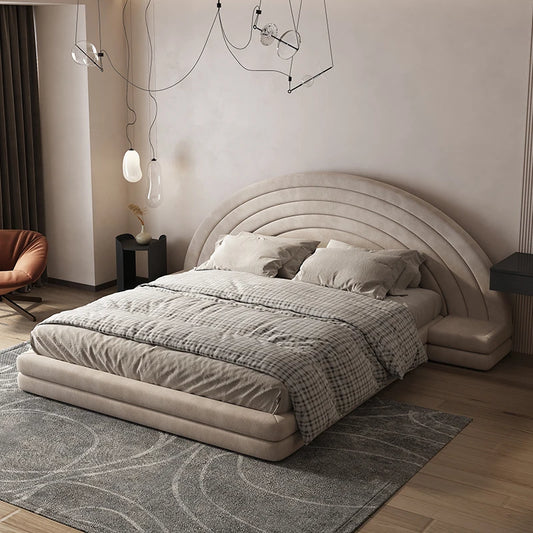 Double Headboard Bed Luxury Nightstands Nordic Frame Design Bed Children Bedroom Multifunctional Camas Matrimonial Furnitures