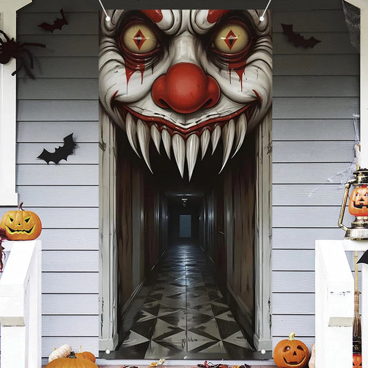 Halloween Decorations Door Cover