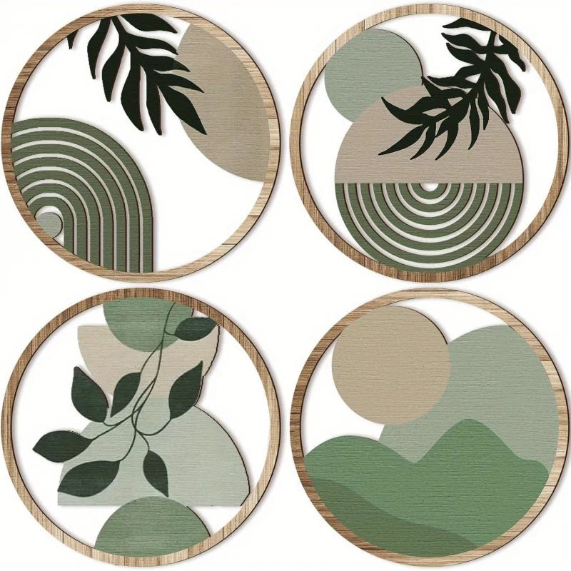 4 Bohemian Wall Decor & Art Set