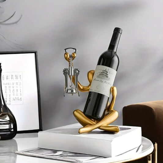 Creative Abstract Character Wine Rack