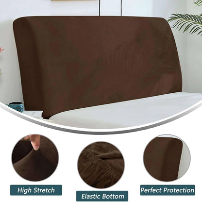 Velvet Bed Headboard Cover