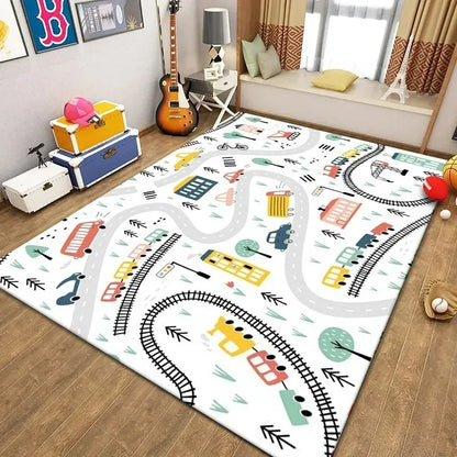 Cartoon Game Area Rug