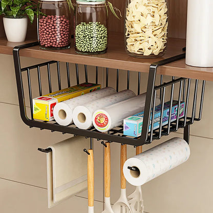 Kitchen Under Cabinet Basket Storage